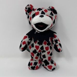 NWT Deal Grateful Dead Liquid Blue Beanie Bear